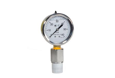 Манометр с мембранным разделителем сред