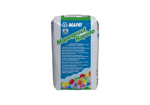 MAPEI Mapegrout Fast-Set быстросхватывающийся и быстросохнущий безусадочный раствор армированный фиброй для ремонта бетона