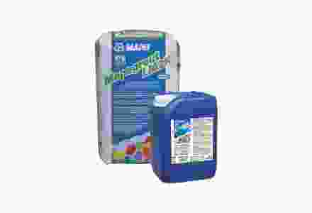 MAPEI Mapegrout LM2K двухкомпонентный тиксотропный вяжущий раствор с низким модулем эластичности и добавлением органического ингибитора коррозии, применяемый для ремонта бетона