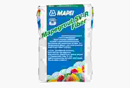 MAPEI Mapegrout SV-R Fiber безусадочная сверхбыстротвердеющая бетонная смесь наливного типа, содержащая полимерную и жесткую стальную фибры