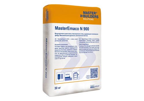MasterEmaco N 900 Безусадочная быстротвердеющая сухая смесь тиксотропного типа, содержащая полимерную фибру, предназначенная для чистовой (финишной) отделки бетонных поверхностей