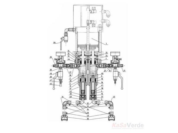 DESOI AirPower M25-3C VA (PN1412-3k) Пневматический насос