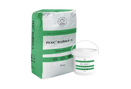 РЕКС Файбер Л безусадочный быстротвердеющий высокопрочный ремонтный состав